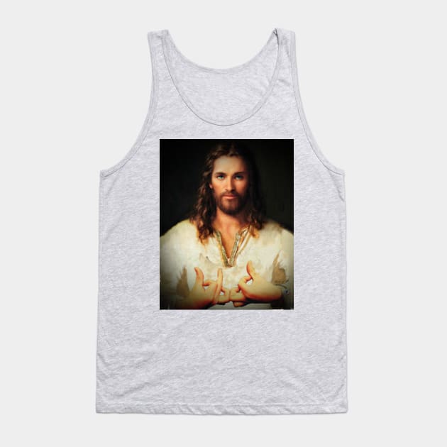 Blood of Christ Tank Top by aqhart